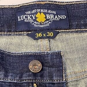 LUCKY Brand Men's 181 Relaxed Straight Jean Size 36X30 Blue